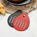 Miniatyrbilde 1 av 5: Sett med 2, Deigskrape Kutter Konditorhakker, Kraftig Rustfritt Stål Grillskrape med Målemerker for Matlaging Baking Grilling