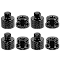 Miniatyrbillede 1 af 5: 8 stk. Mikrofontråd Adapter Sæt 5/8 Hun til 3/8 Han og 3/8 Hun til 5/8 Han Skrue Adapter Tråd