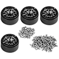 Pikkukuva 1 / 4: 4KPL 1.9 Metallinen Beadlock 12 Reikäinen Vanteen NAPA 1/10 RC Crawler Axial SCX10 90046 AXI03007 Traxxa