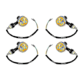 Miniatyrbilde 1 av 5: 2024 Nye 4 X LED Blinklys 6v Blinklys Amber Motorsykkel Blinklys 6 Volt Blinklys Motorsykkel