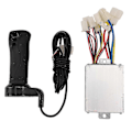 Miniatyrbillede 2 af 4: 24v 500w DC El-cykel Motor Børstet Controller Box Med Børstet Controller Lang Linje Drej Styret