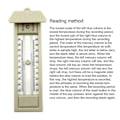 Miniatyrbillede 4 af 5: 40 til 50 Drivhus Maks-min Press Termometer Hjem Temperatur Monitor Værktøj Au - JZ