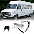 Miniatyrbilde 5 av 5: Tenningslåsbarellbryter 4479518 med 2 nøkler for Panda Ducato C25 J5 1981-1994