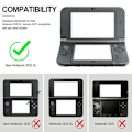 Miniatyrbild 3 av 5: Transparent Skyddande Skal för 3DS XL Spelkonsol - Anti-Fall