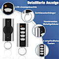 Miniatyrbilde 4 av 5: Fjernkontroll for Entrematic RCU 433-4K, RCU 433-2K, EA433 2KM, 433.92 Rullende Kode Garasjeport Fjernkontroll 2 stk