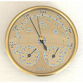 Miniatyrbild 1 av 5: Barometer, väderstation med barometer och hygrometer, termometer, 3-i-1 analog väggväderstation, kompatibel för inomhus och utomhus