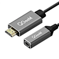 Pikkukuva 1 / 5: HDMI - Mini DP -muunninsovitin kaapeli 4K UHD 30Hz