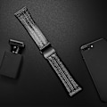 Miniatyrbilde 3 av 3: Type A Erstatningsrem i rustfritt stål til Huawei Watch GT 2e, svart