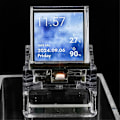 Miniatyrbilde 1 av 5: 1.33-tommers Semi-Transparent Projeksjons-TV WIFI Temperatur Fuktighet Vær ESP32-S3 Aida64 Sub-Skjerm Holografisk Skjerm B