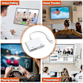 Miniatyrbillede 4 af 4: HDMI Adapter til iPhone, 1080p Digital AV Adapter til I-phone til TV, Plug and Play-forbindelse Kompatibel med I-phone 12/11 /x /xr /xs /7p/8p