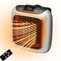 Mini smart vægmonteret elvarmer, 800W, bærbar, med justerbar termostat og timer, LED-display