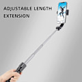 Miniatyrbild 4 av 4: Gimbal Stabilisator för Smartphone med Utdragbar Selfie Stick Stativ, Trådlös