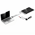 Miniatyrbilde 4 av 5: Xp-pen 3-i-1 USB-kabel passer til Artist 12 Innovator Display 16 Grafikktablett