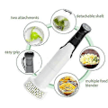 Miniatyrbillede 3 af 4: Elektrisk kartoffelmoser, håndmixer grøntsagshakker 3-i-1 sæt, multifunktionel puré- og blender-dyppeblender til perfekt blanding og purering