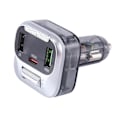 Miniatyrbillede 4 af 5: E75 Bil Bluetooth FM Transmitter USB Biloplader Biltilbehør Sort