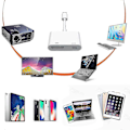 Miniatyrbillede 3 af 4: HDMI Adapter til iPhone, 1080p Digital AV Adapter til I-phone til TV, Plug and Play-forbindelse Kompatibel med I-phone 12/11 /x /xr /xs /7p/8p