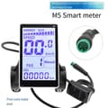 Elektrisk Cykel LCD Display Mätare 5 Pin 24V 36V 48V 60V E Scooter M5 LCD Panel Skärm E-Cykel Cykel A