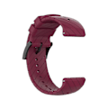 Miniatyrbillede 4 af 5: 24mm Udskiftningssilikon Universal Urrem Smartwatch Rem Til Suunto 9 - FARVE: Gul