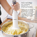 Miniatyrbillede 2 af 4: Elektrisk Kartoffelmoser Håndblender 3-i-1 Multiværktøj Blender Purerer Pisk | Immersion Mixer | Perfekt Blender & Purerer Babymad | Grøntsager & Kartoffel