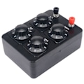 Miniatyrbillede 1 af 5: 0-9999 Ohm Simpel Modstandsboks Præcision Variabel Dekade Modstand Undervisningsinstrument