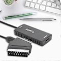 Miniatyrbilde 3 av 3: Videoadapter Rask Hastighet Barrierefri Overføring Profesjonell SCART til HDMI-kompatibel Video Lyd Tilkoblingskabel Datatilbehør