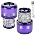Miniatyrbild 1 av 5: Dyson V11 V15 Sv14 Sv22 2-pack Filter Tvättsbara Ersättningsfilter