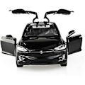 Miniatyrbillede 2 af 5: 1:32 Legering Tesla X90 Modelbil Træk Tilbage Elektroniske Legetøj med Lys og Musik, Die-Cast Bil Legetøj Kompatibel med Tesla Model X, til Tesla Elskere Samle