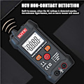 Miniatyrbilde 3 av 5: Smart Multimeter Digital 4000 Teller Mini Biltest True RMS NCV 600V AC DC Spenningstester Bærbar Elektrisk Måler