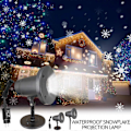 Miniatyrbilde 1 av 5: Juleferie Adventskalender Jul Snø Projeksjonslys Led Snøshow Projektor, Juledekorasjon