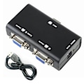 Miniatyrbild 1 av 5: 1 PC till 2 Skärmar 2 Portar VGA SVGA Video LCD Splitter Box Adapter för PC TV