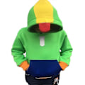 Miniatyrbillede 3 af 4: Børne Sweatshirt Patchwork Tøj Hoodie Skjorte Top-FARVE: S