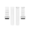 Miniatyrbillede 5 af 5: 24mm Udskiftningssilikon Universal Urrem Smartwatch Rem Til Suunto 9 - FARVE: Gul