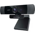 Aukey Full HD (1080p) Webcam til videochat med stereomikrofon - Sort - USB