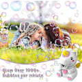 Miniatyrbild 2 av 5: Bubbelmaskin för Barn, Automatisk Bubbelblåsare Leksak för Pojke Flicka Småbarn, Enhörning Bärbar Bubbelblåsare med Bubbelvätska för Inomhus Utomhus