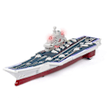 Miniatyrbillede 1 af 4: Flyvebådslegetøj til børn Køretøj Die Cast Metal Slagskib Træk Tilbage og Slip Model Krigsskib med Lys og Lyd