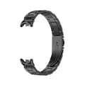 Metalarmbånd kompatibelt med Xiaomi Mi Band 8/9/10 - Spring Bar Design - Rustfrit Stål Sort