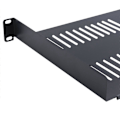 Miniatyrbilde 4 av 4: 1U Server Rack Monteringshylle Ventilert Utkragerhylle for 19-tommers Nettverksutstyrsrack og Skap