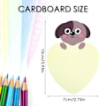 Miniatyrbillede 2 af 5: Søde Dyre Sticky Notes, 8 Pak Tegneserie Sticky Notes Dyr Form Markører Flags Selvklæbende Memo Pads 200 Ark