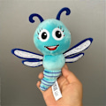 Miniatyrbild 3 av 5: Smygande Leksaksplushie Dragonfly Handhållen Liten Blå Dragonfly Dockdocka Husdjursdocka Söt Liten Present