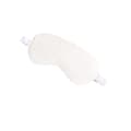 Plysch Sovmask med Teddyfront Vit