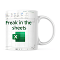 Miniatyrbilde 1 av 5: Freak In The Sheets Kaffekopp Multifunksjonell Chic-Stil Keramisk Kopp Gave til Venner Familie Kopp 1 stk