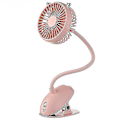 Miniatyrbillede 4 af 5: Clip-on Ventilator USB Ventilator Mini Ventilator Batteridrevet Bordventilator