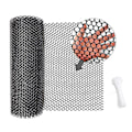 Miniatyrbillede 3 af 5: Genanvendelig Plastik Hønsenet Hegn Mesh Letvægts Holdbar Hexagonal Mesh DIY Projekt Have Gård