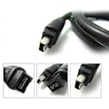Pikkukuva 3 / 5: 1394 Firewire 800 - 400 Firewire Firewire 9 - 4 Datakaapeli 1394 Kaapeli 1,8 metriä Musta