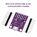 Pikkukuva 2 / 3: USB-I2C-viestintämoduuli CP2112 GPIO 4.0-5.25V monitoiminen sovitin