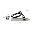 Miniatyrbild 2 av 5: Mini Pci-e Till Gigabit Nätverkskort 1000m Rj45 Port Trådbundet Pcie Skrivbordsdator Nätverkskort Rtl8111h Pci Express Adapter