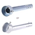 Miniatyrbilde 1 av 3: Ny 2023 Universal 48mm Motorsykkel Vinklet Eksosinnlegg Baffel End Can Db Killer Lyddemper Elbow 175mm Lengde Xinda