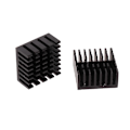 Miniatyrbillede 2 af 4: 10 stk. Aluminium Køleplader 20*20*10mm IC Køleplade/LED Køleplade/Sort Køleplade