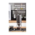 Miniatyrbillede 3 af 5: Elektrisk Kaffekværn Bærbar Justerbar Kaffebønner Kværn Automatisk USB Keramisk Kværn Cor
