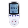 Wattmeter Multifunktionel Ampere Kilowatt Meter Baggrundsbelyst Display Elforbrugsmonitor